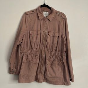 Dusty pink utility jacket